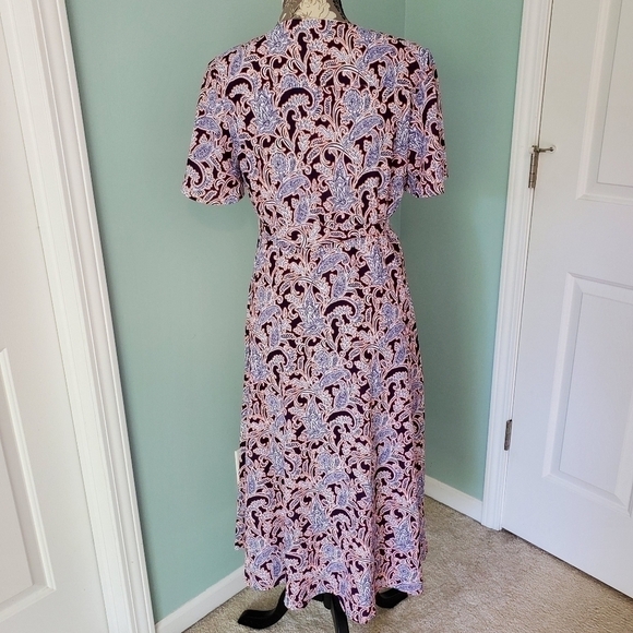 NWT Ella Moon Paisley Wrap Dress Sz. S/M - Picture 6 of 8